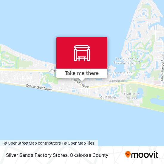 Mapa de Silver Sands Factory Stores