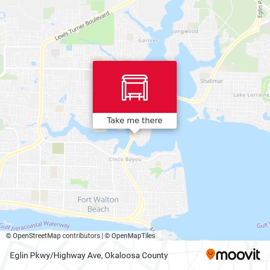 Eglin Pkwy/Highway Ave map