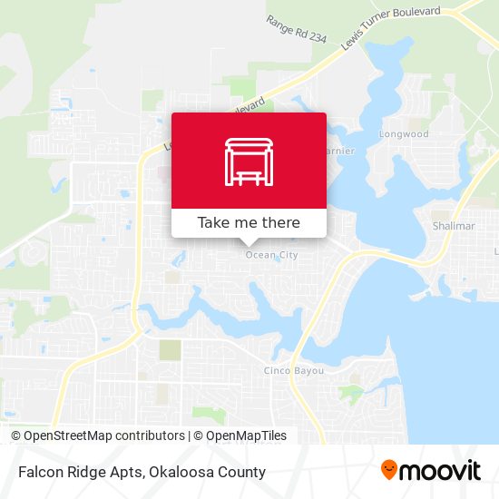 Falcon Ridge Apts map