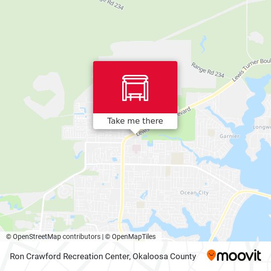 Ron Crawford Recreation Center map