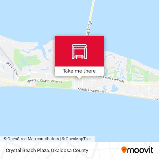 Mapa de Crystal Beach Plaza