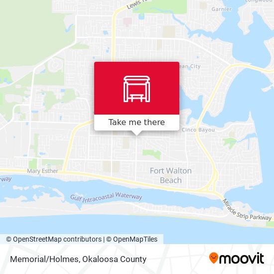 Memorial/Holmes map