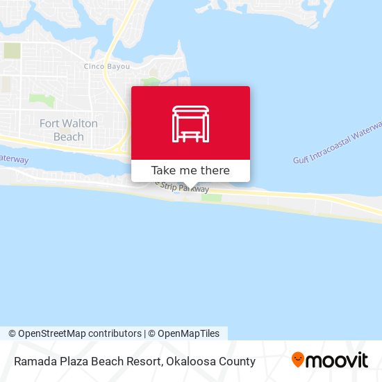 Mapa de Ramada Plaza Beach Resort