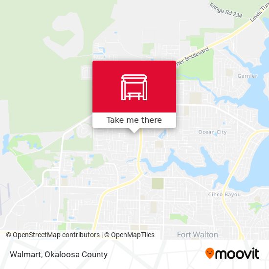 Mapa de Walmart