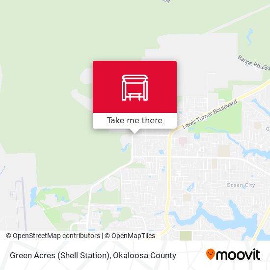 Green Acres (Shell Station) map