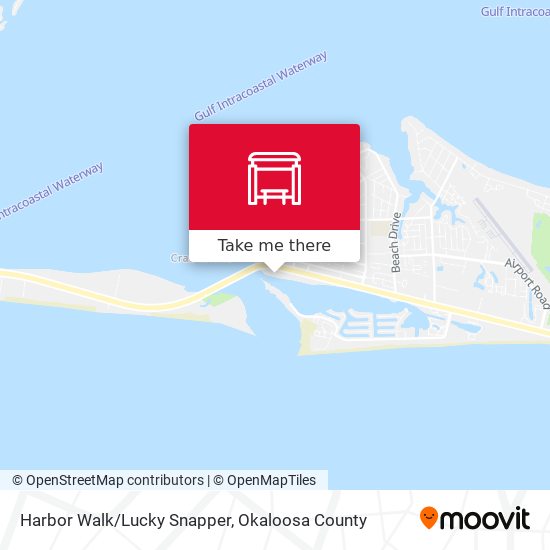 Harbor Walk/Lucky Snapper map