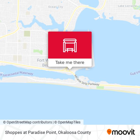 Shoppes at Paradise Point map