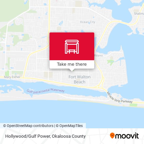 Mapa de Hollywood/Gulf Power