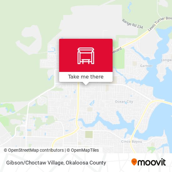 Gibson/Choctaw Village map