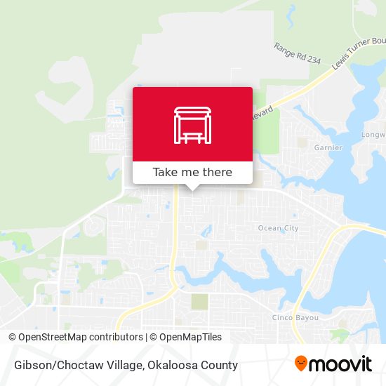 Mapa de Gibson/Choctaw Village