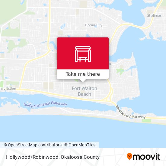 Hollywood/Robinwood map