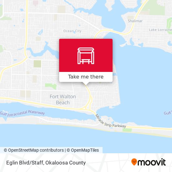 Mapa de Eglin Blvd/Staff