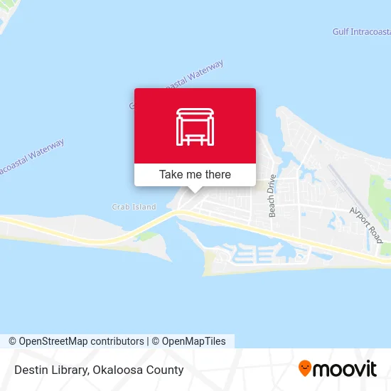 Destin Library map