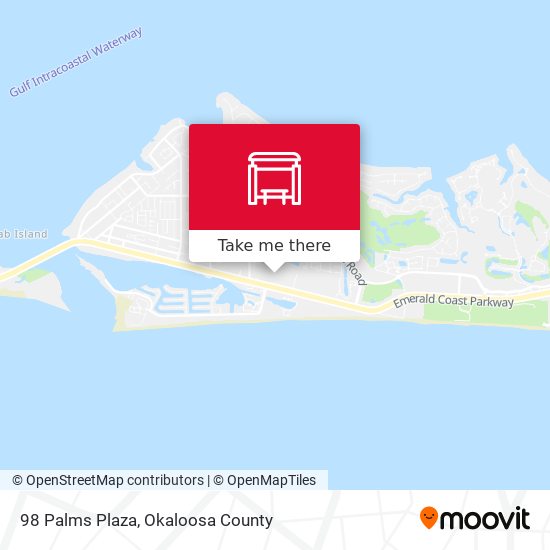 Mapa de 98 Palms Plaza