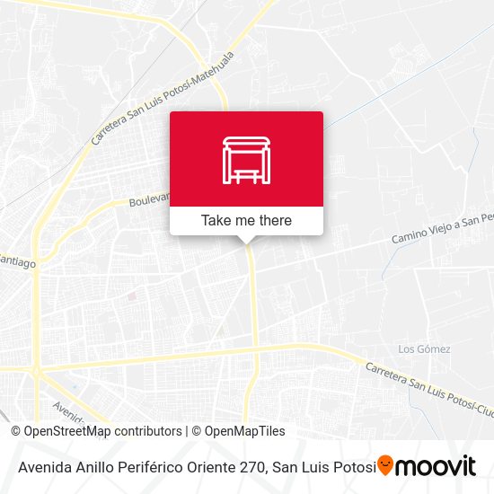 Mapa de Avenida Anillo Periférico Oriente 270
