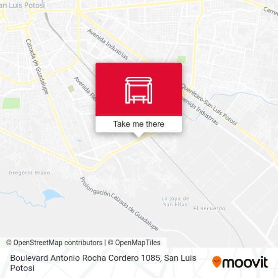 Boulevard Antonio Rocha Cordero 1085 map