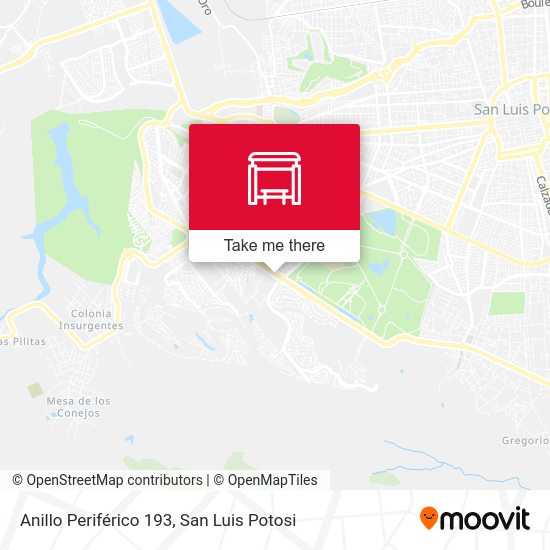 Anillo Periférico 193 map