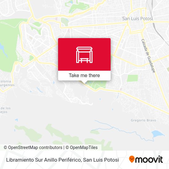 Libramiento Sur Anillo Periférico map