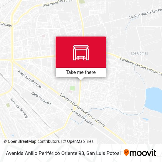 Avenida Anillo Periférico Oriente 93 map