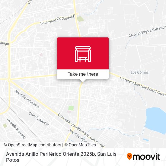 Mapa de Avenida Anillo Periférico Oriente 2025b
