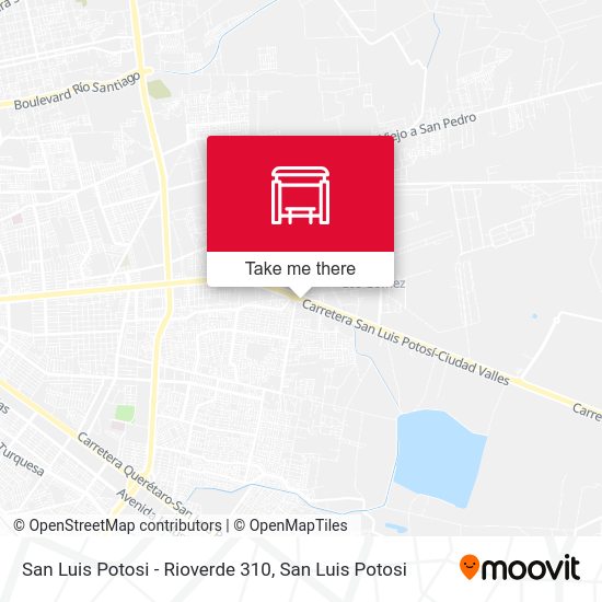 San Luis Potosi - Rioverde 310 map