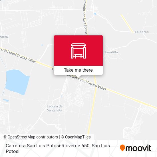 Carretera San Luis Potosí-Rioverde 650 map