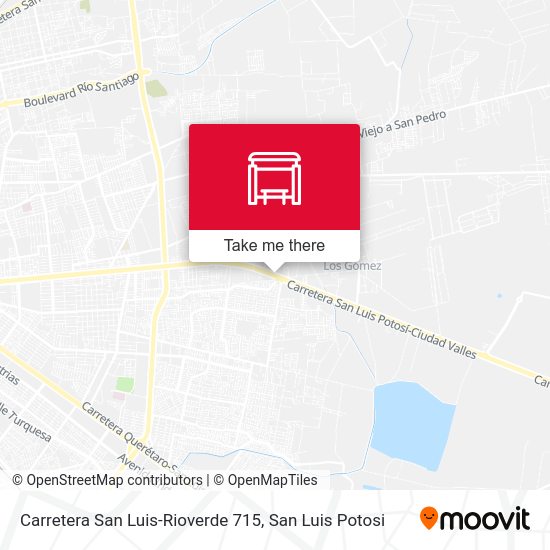 Carretera San Luis-Rioverde 715 map