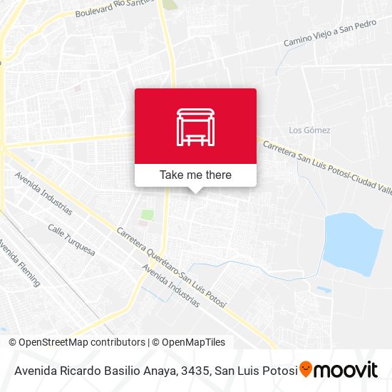Mapa de Avenida Ricardo Basilio Anaya, 3435