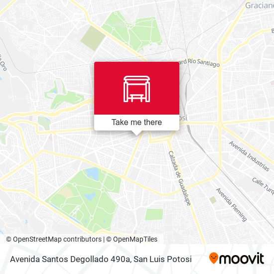 Mapa de Avenida Santos Degollado 490a