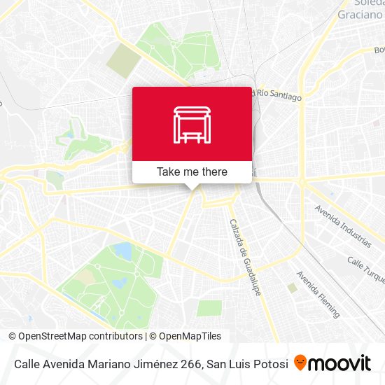 Mapa de Calle Avenida Mariano Jiménez 266