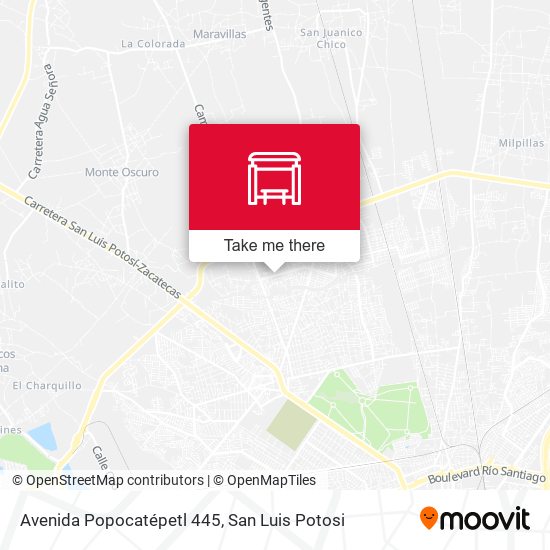 Avenida Popocatépetl 445 map