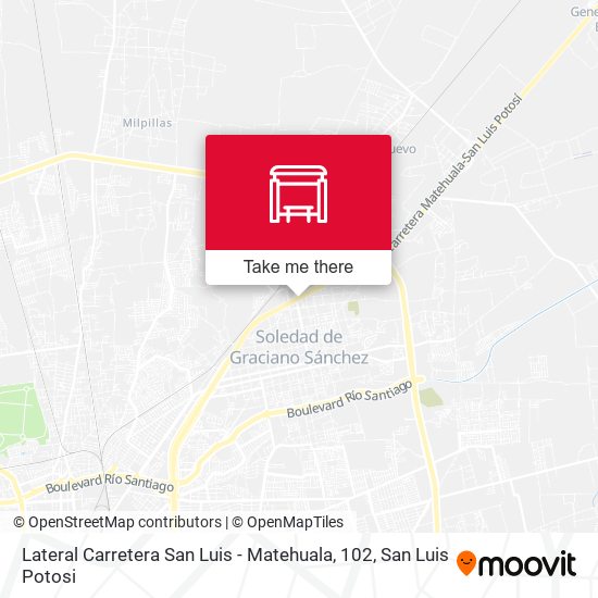 Lateral Carretera San Luis - Matehuala, 102 map