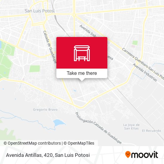 Avenida Antillas, 420 map