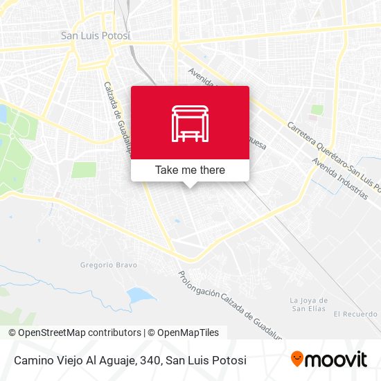Mapa de Camino Viejo Al Aguaje, 340