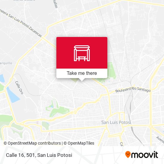 Calle 16, 501 map