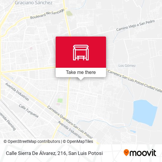 Mapa de Calle Sierra De Álvarez, 216