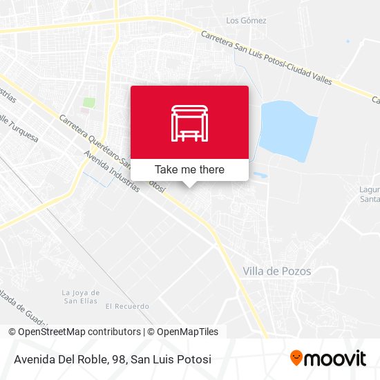 Mapa de Avenida Del Roble, 98