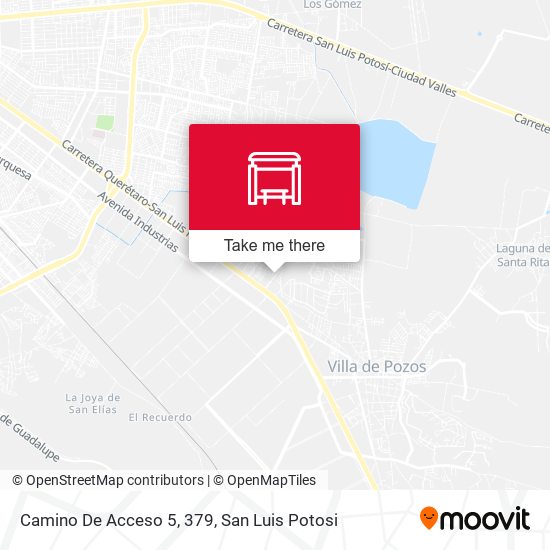 Mapa de Camino De Acceso 5, 379