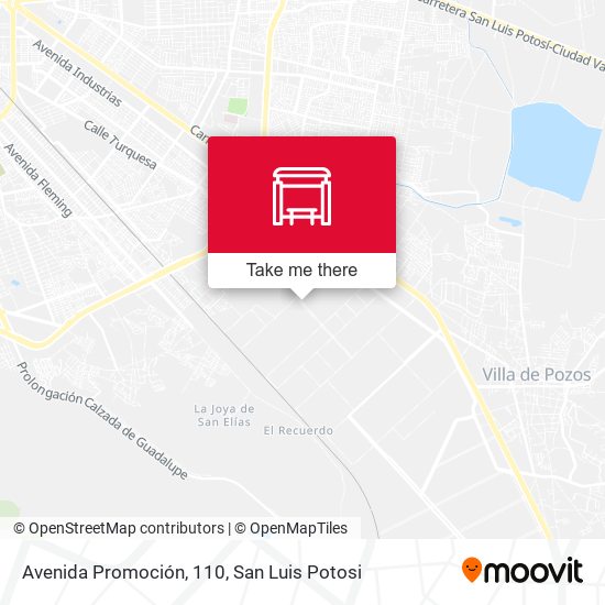 Avenida Promoción, 110 map