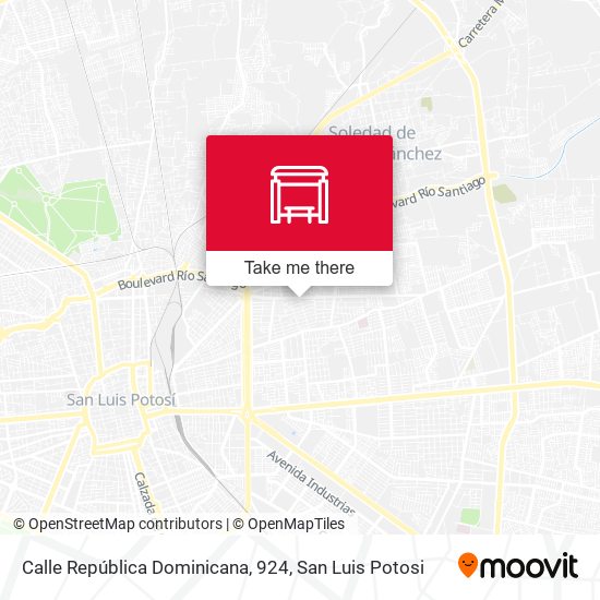 Mapa de Calle República Dominicana, 924