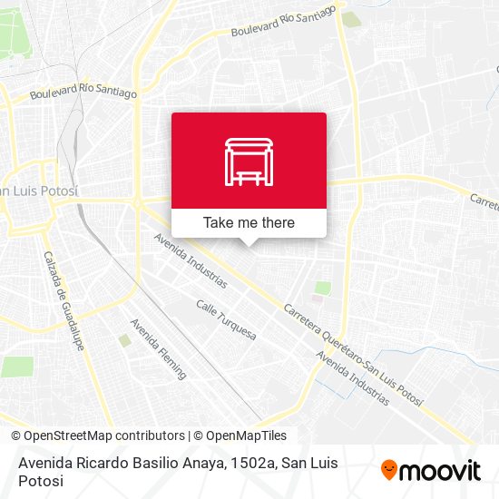 Mapa de Avenida Ricardo Basilio Anaya, 1502a