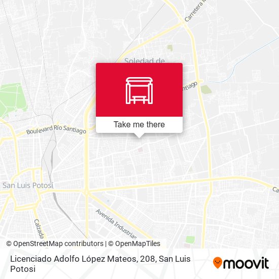 Licenciado Adolfo López Mateos, 208 map