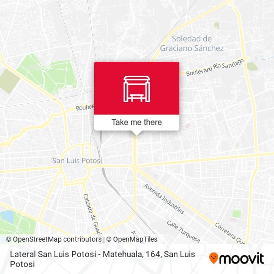 Mapa de Lateral San Luis Potosi - Matehuala, 164