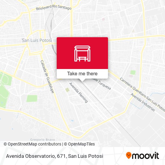 Avenida Observatorio, 671 map