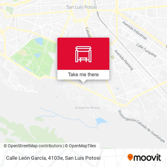 Calle León García, 4103e map