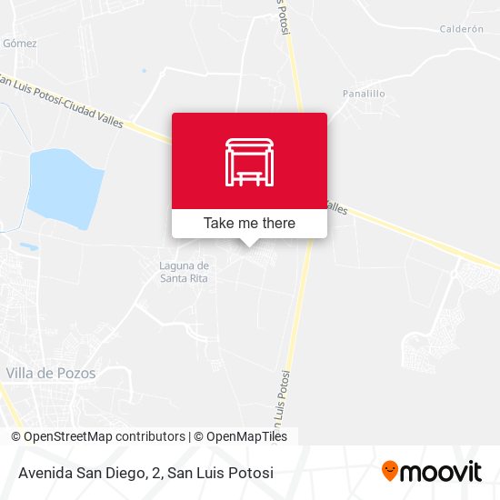 Avenida San Diego, 2 map