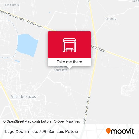 Mapa de Lago Xochimilco, 709