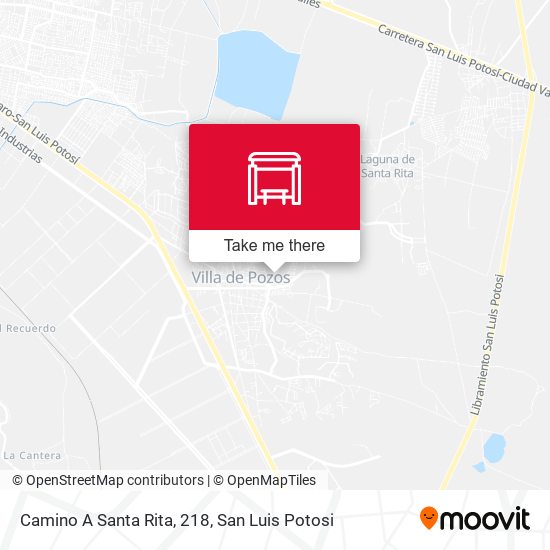 Camino A Santa Rita, 218 map