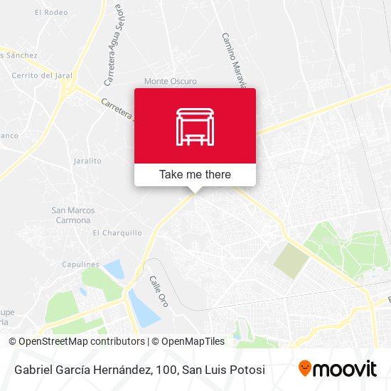 Gabriel García Hernández, 100 map