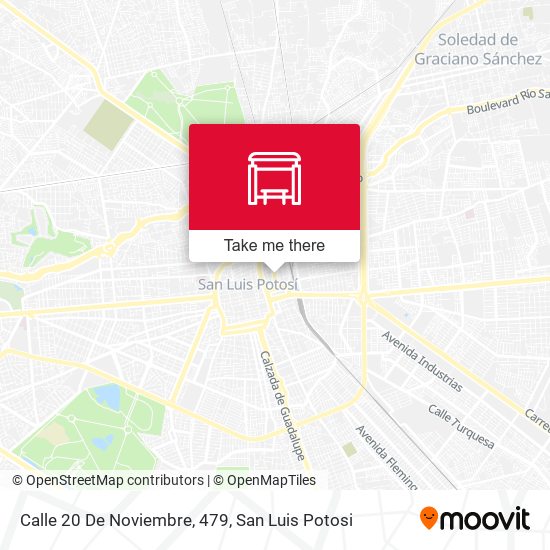 Mapa de Calle 20 De Noviembre, 479